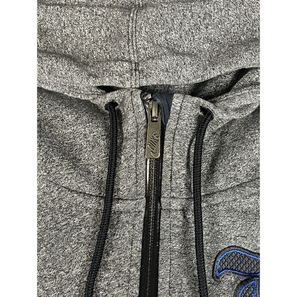 Nike NCAA Duke Blue Devils Stadium Full-Zip Hooded Sweatshirt Men's S Gray - Picture 2 of 16